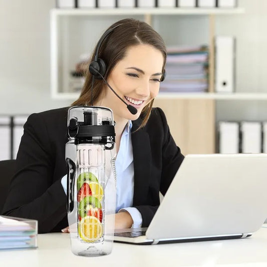 Fruit Infuser Water Bottle 32OZ Juice Shaker Sport